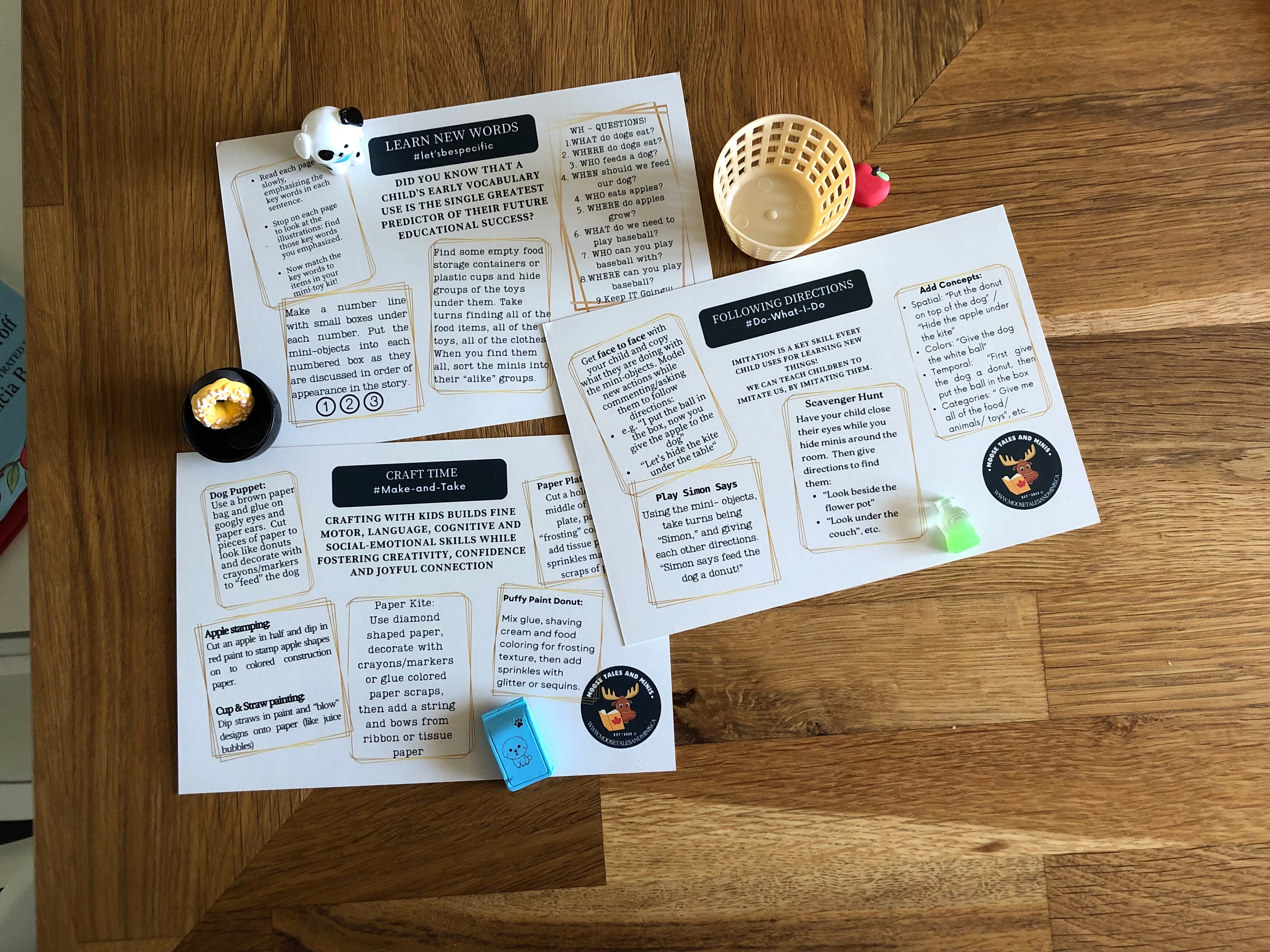 If You Give a Dog a Donut - Mini Objects Story Kit only