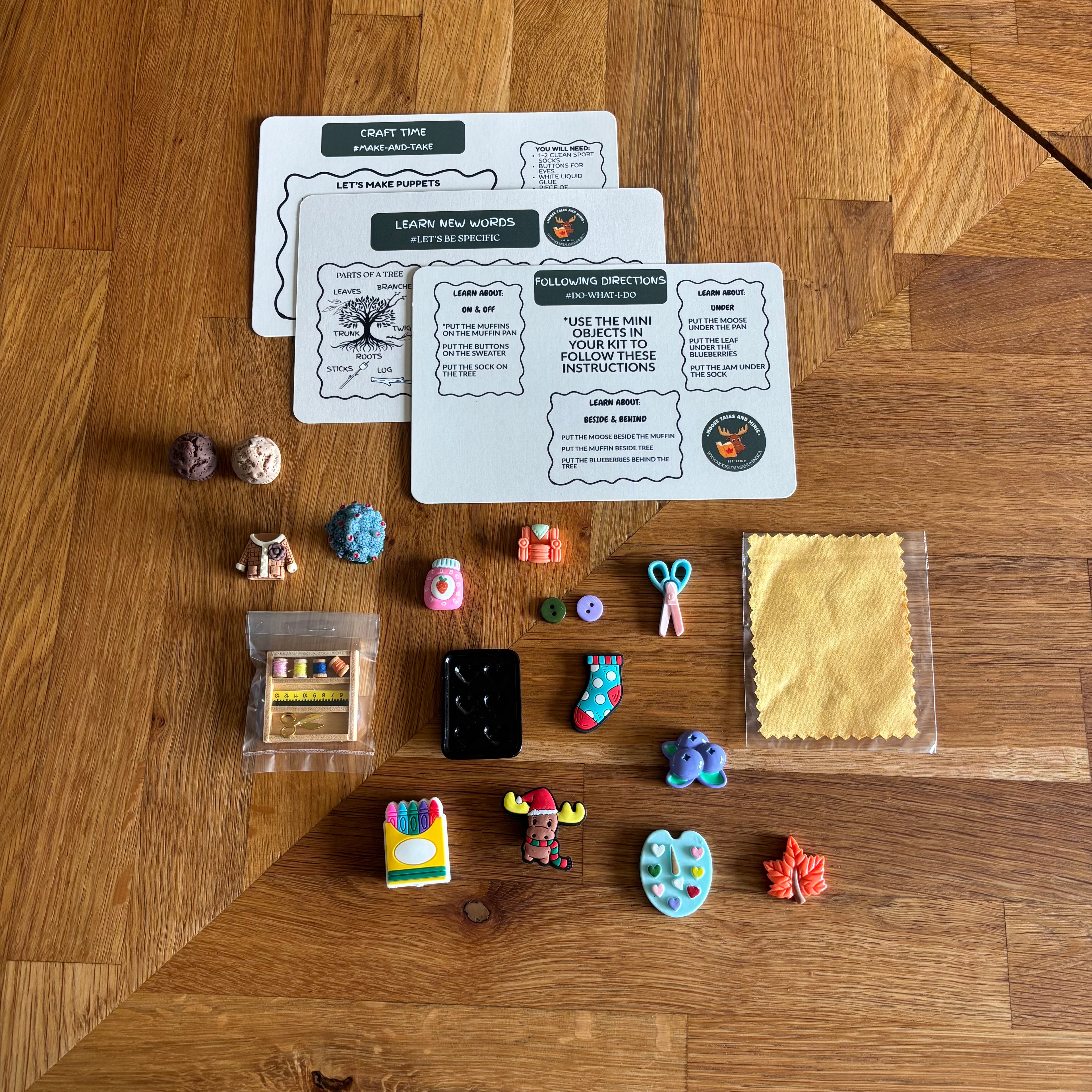 If you Give a Moose a Muffin - Mini Object Kit only