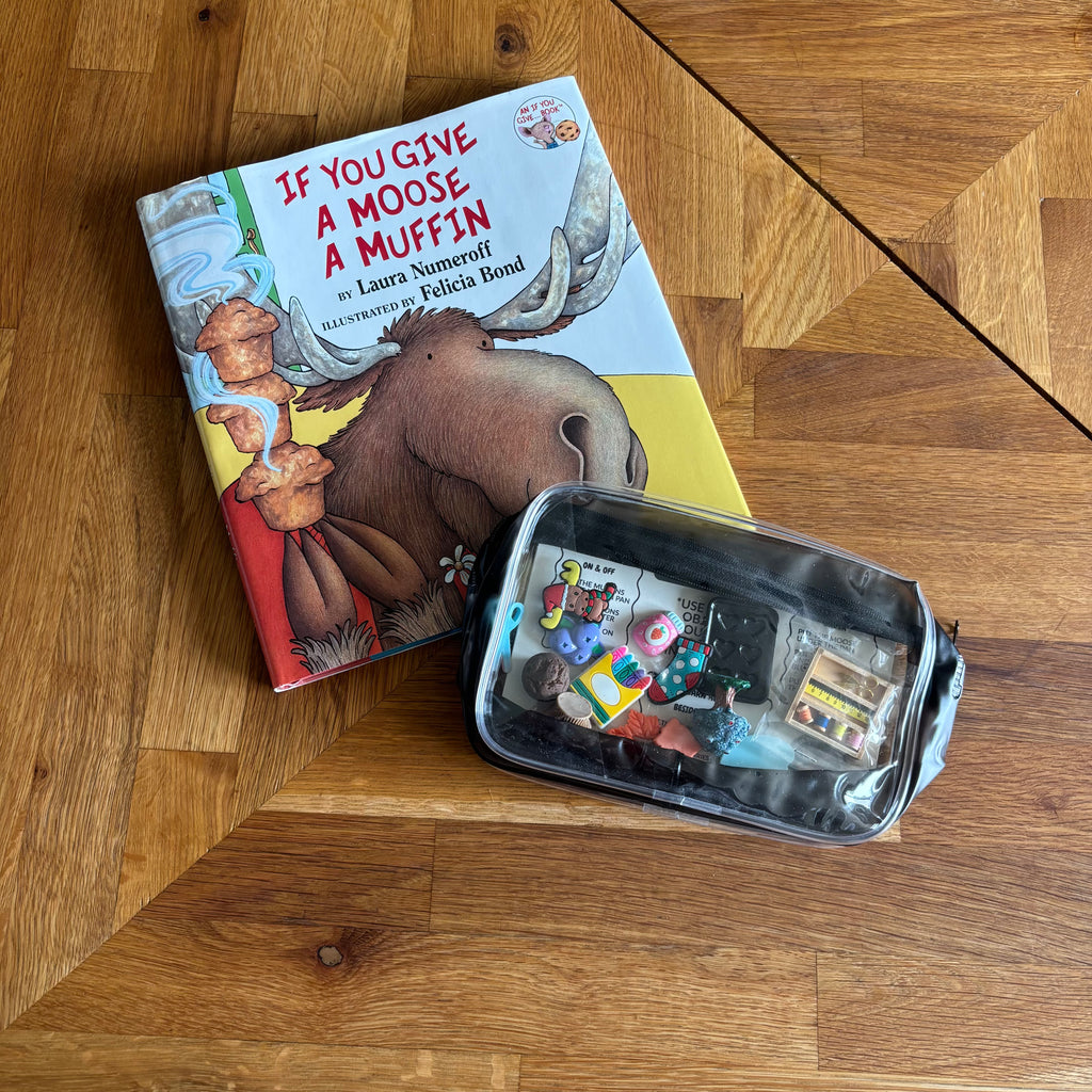 If You Give a Moose a Muffin - Mini Objects Story Kit with Book Included