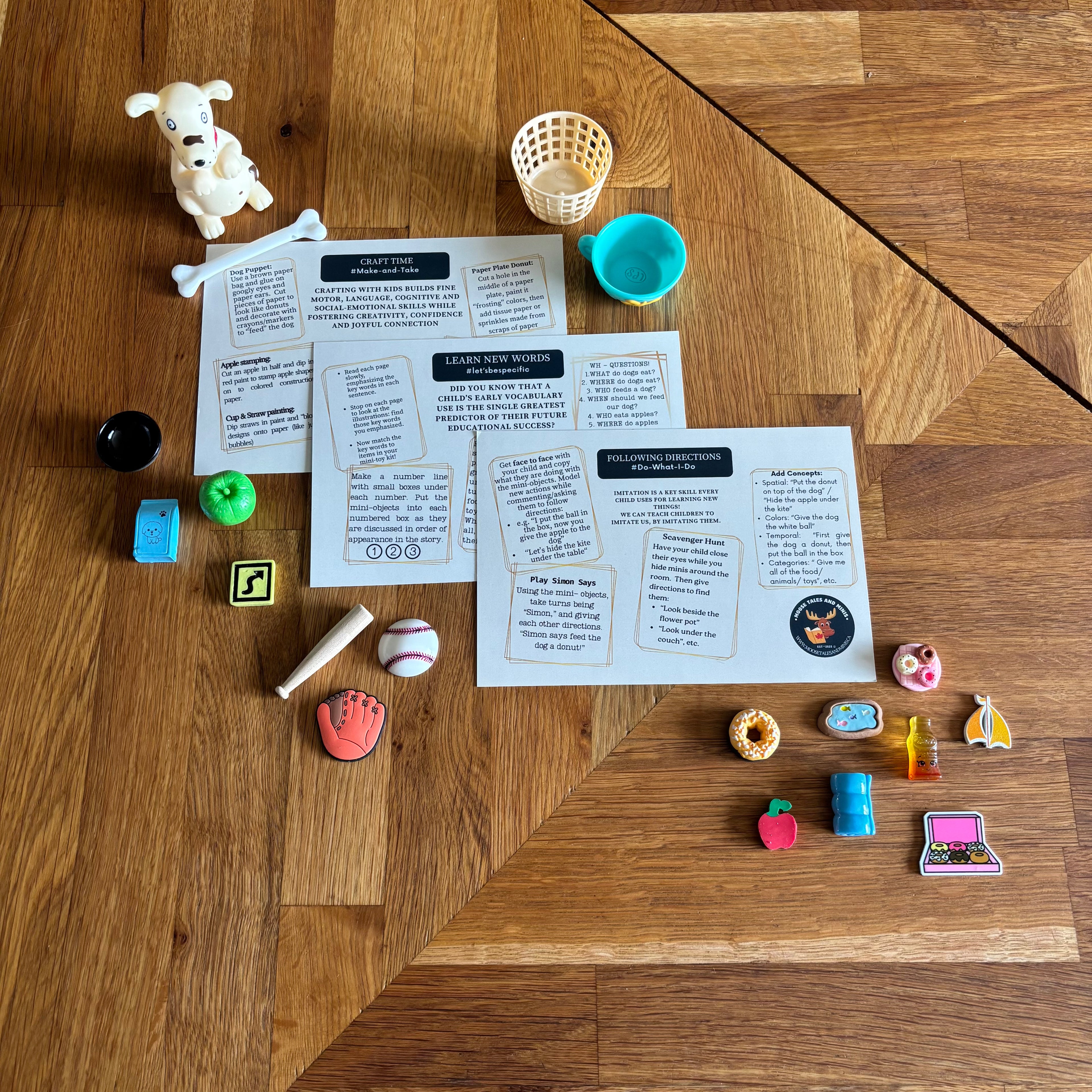 If You Give a Dog a Donut - Mini Objects Story Kit only
