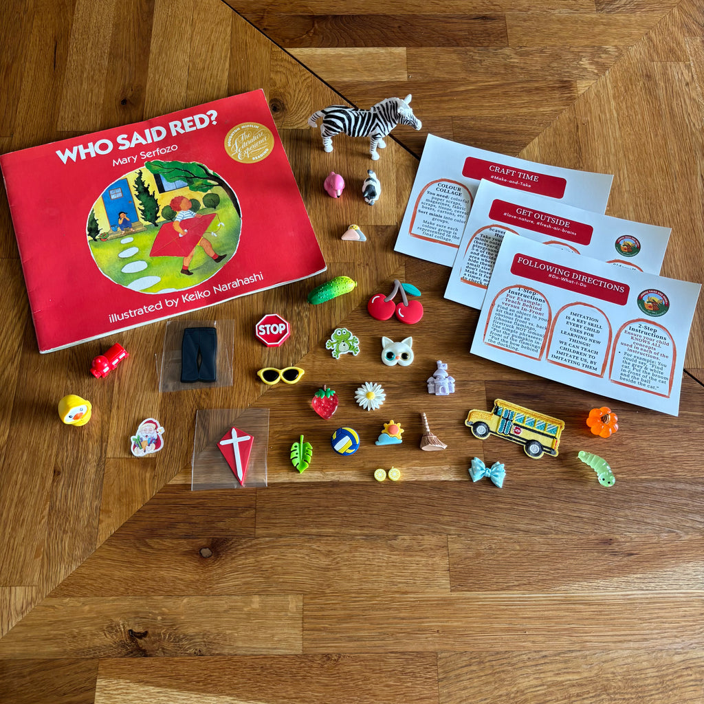 Who Said Red - Mini Objects Story Kit with Book Included