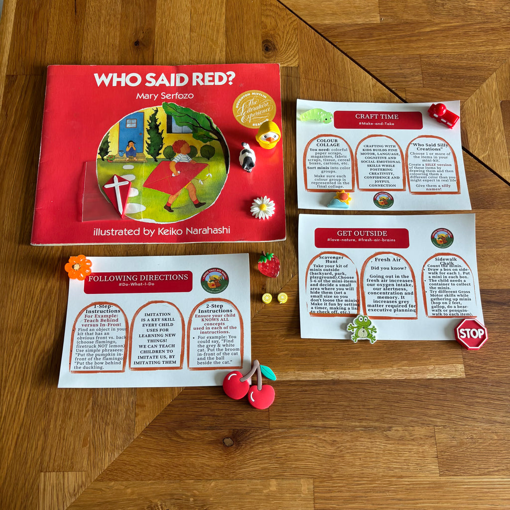 Who Said Red - Mini Objects Story Kit with Book Included